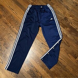 Vintage ADIDAS Snap Tear Break Pull Away Track Basketball Soccer Pants Medium